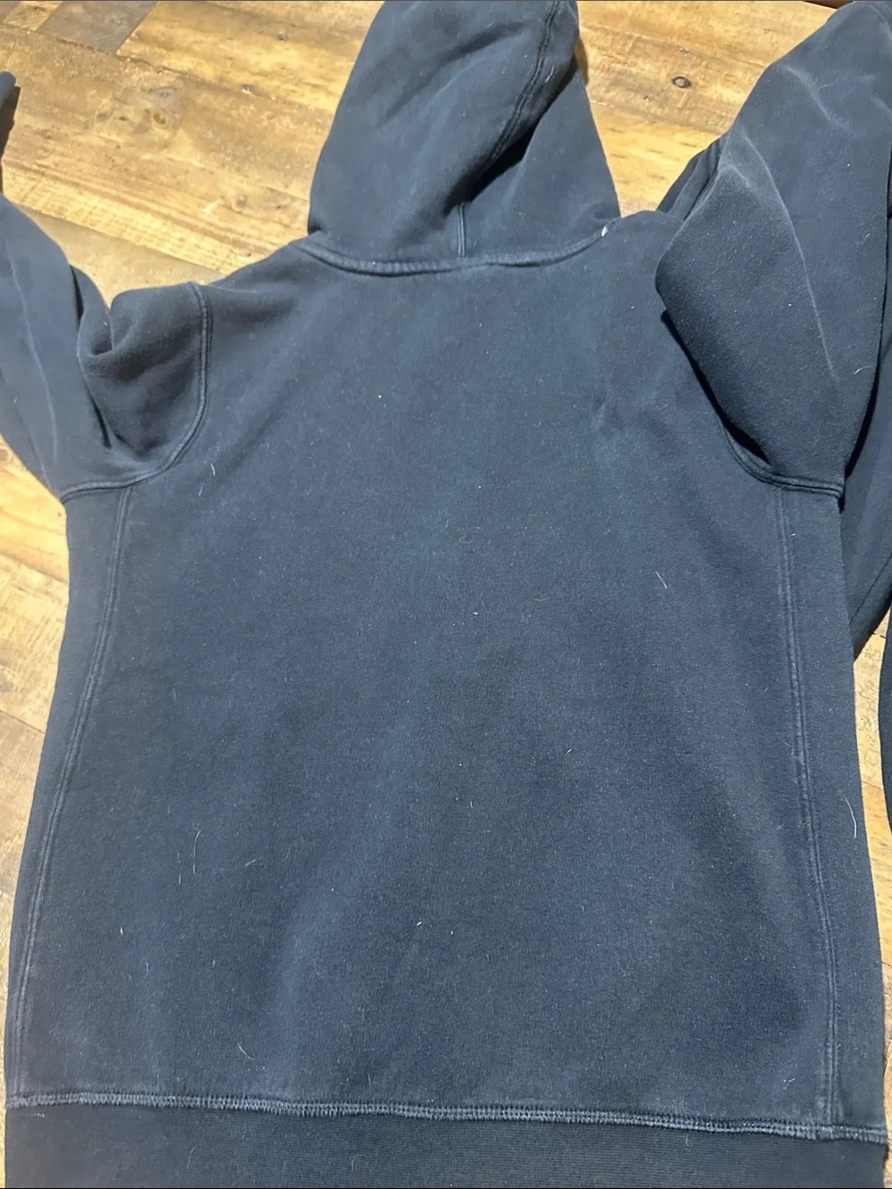 Nike Kids Black Hoodie and Joggers Set with White Swoosh Size Large
